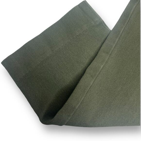 Loft Olive Curvy Skinny Flat Front Vintage Inspired Tapered Ankle Pants Size 6 - Picture 7 of 9